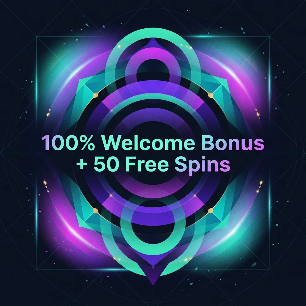 100% Welcome Bonus + 50 Free Spins